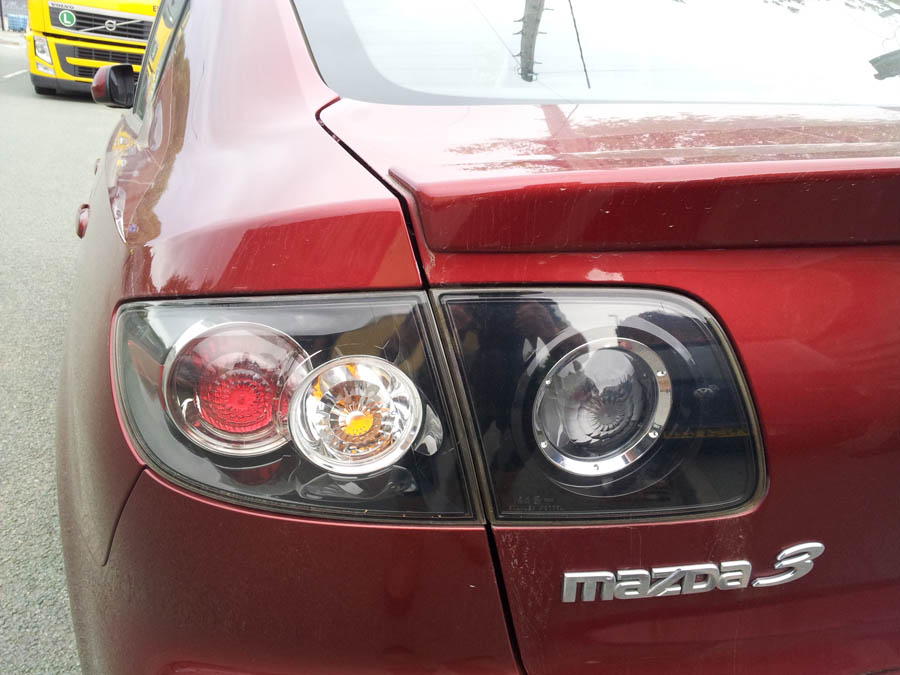 Mazda 3 Takara rear-light-on-tailgate-passenger-side-rear
